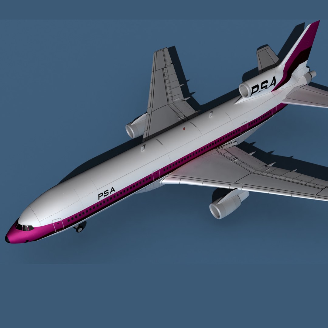 3D Lockheed L-1011-50 PSA https://p.turbosquid.com/ts-thumb/SC/Nd7wgU/ng/lockheedl10115012x12/jpg/1656794492/1920x1080/fit_q87/9ae17cc870cb190ad784fb3ed1e7cd276a73b02a/lockheedl10115012x12.jpg
