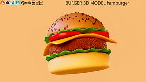 Beef Patties and Grill Spatula Food Models FBX Format 3D