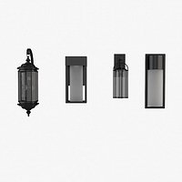 Exterior wall lantern