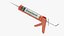caulking gun 3D model