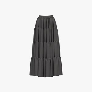 3D 3D Tiered Skirt