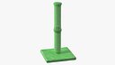 Cat Scratching Post Green