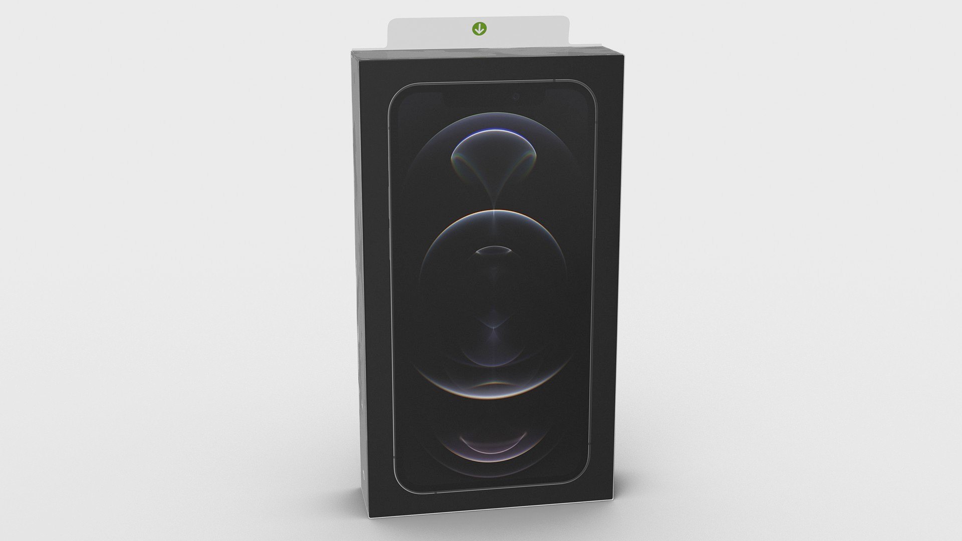 iPhone 12 Pro Box Graphite 3D model preview