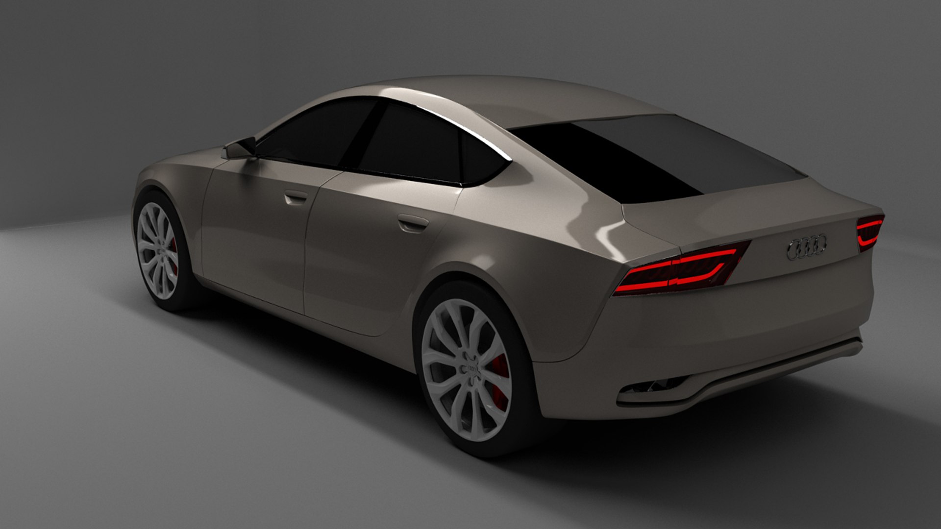 Audi Sportback Concept 3d Max