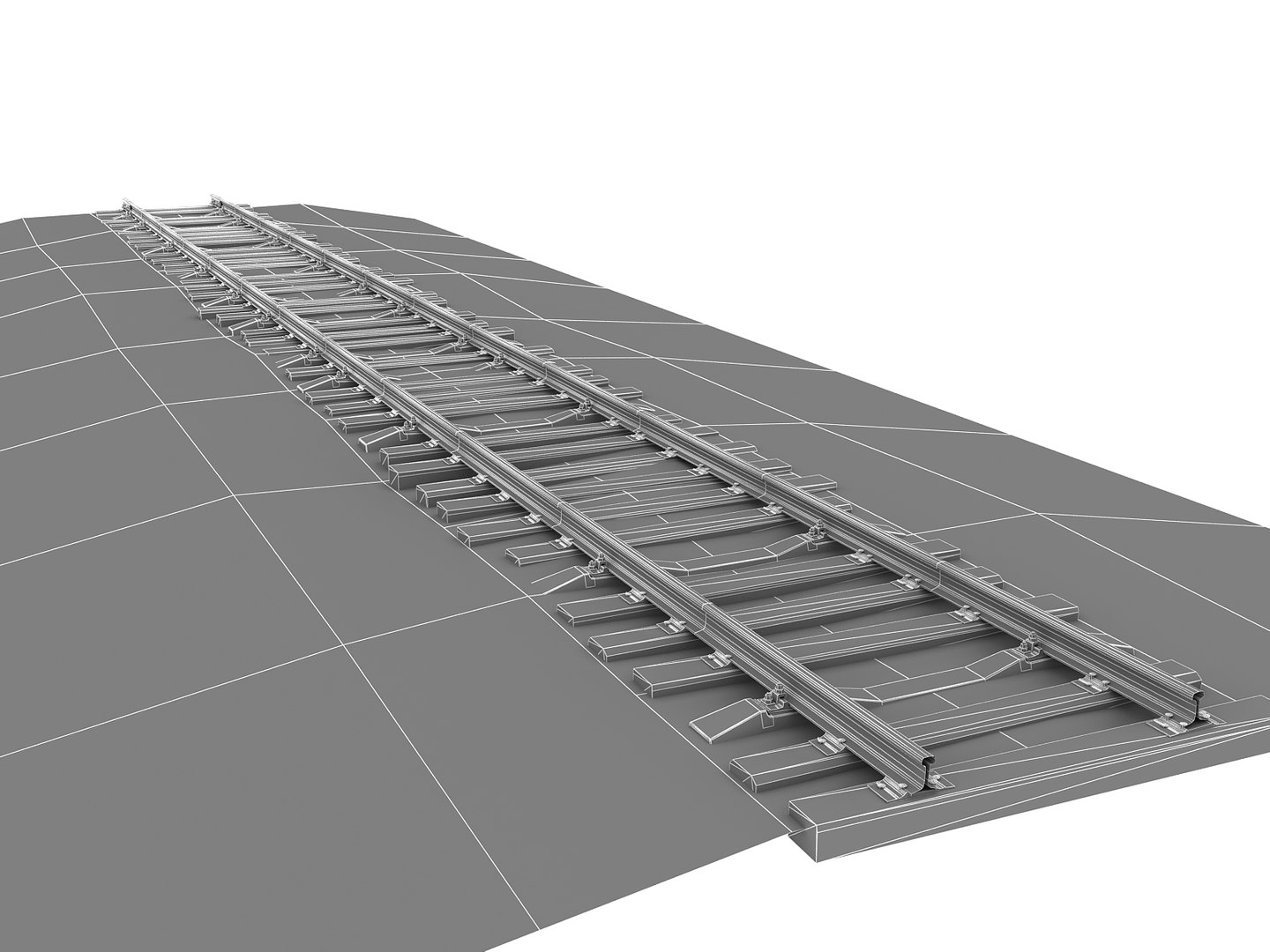 Gauge Rails Wood 3D Model - TurboSquid 1259572