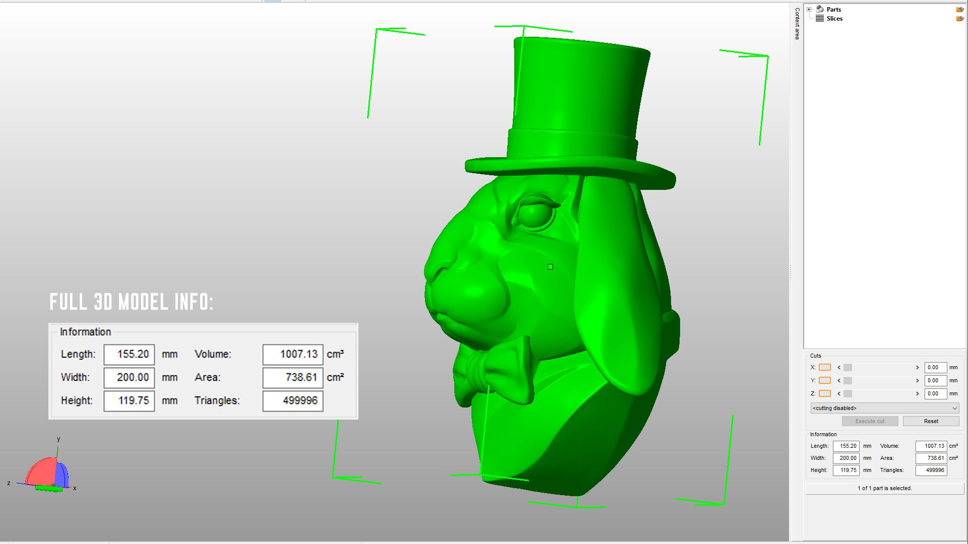 Lop Rabbit Head Hat Sculpture STL 3D - TurboSquid 1978977