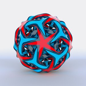 abstract object 3D model