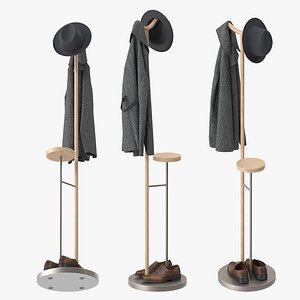 Kigi Living Divani Clothes Valet 3D model