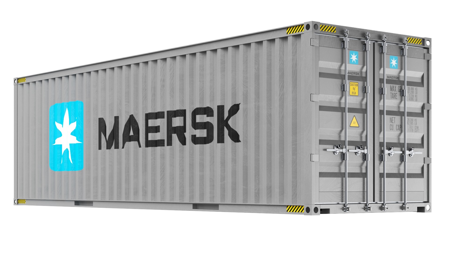 Two Detailed Trailers Container And Tank 3D Model - TurboSquid 2227536