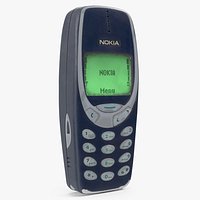 Worn Phone Nokia 3310 Switched On