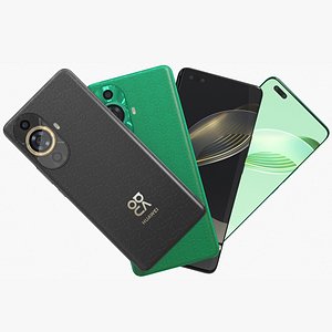 Huawei Nova 11 Pro Black and Green