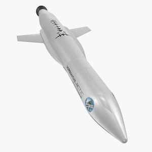 Virgin Galactic Rocket with Satellite 3D Model