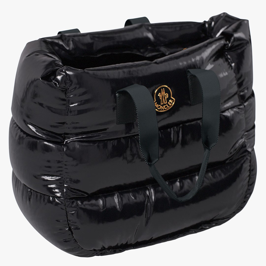 Moncler Caradoc Tote Bag Black pose 04 Modelo 3D - TurboSquid 1945400
