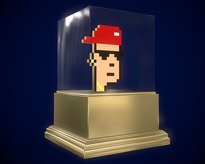 Gold Punk Low-poly