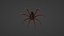 Textured rigged and animated SPIDER 3D