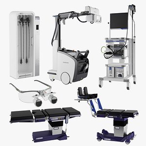 Medical Equipment For Hospital 3D model
