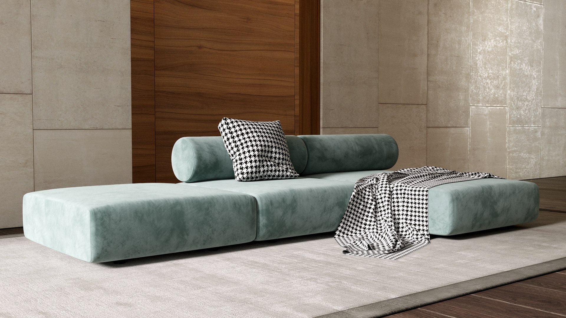 3D Designed Sofa and plaid model https://p.turbosquid.com/ts-thumb/SD/CwW4ea/KS/product_03/jpg/1641390158/1920x1080/fit_q87/4e69b7ab20f11da1385aaebc8e40aaea58725220/product_03.jpg