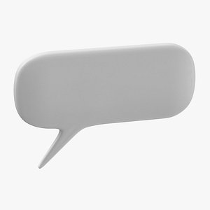 3D thought bubble 20