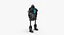 Combattant noir