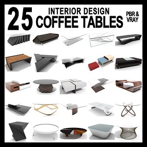 25 Interior Design Coffee Tables Pack