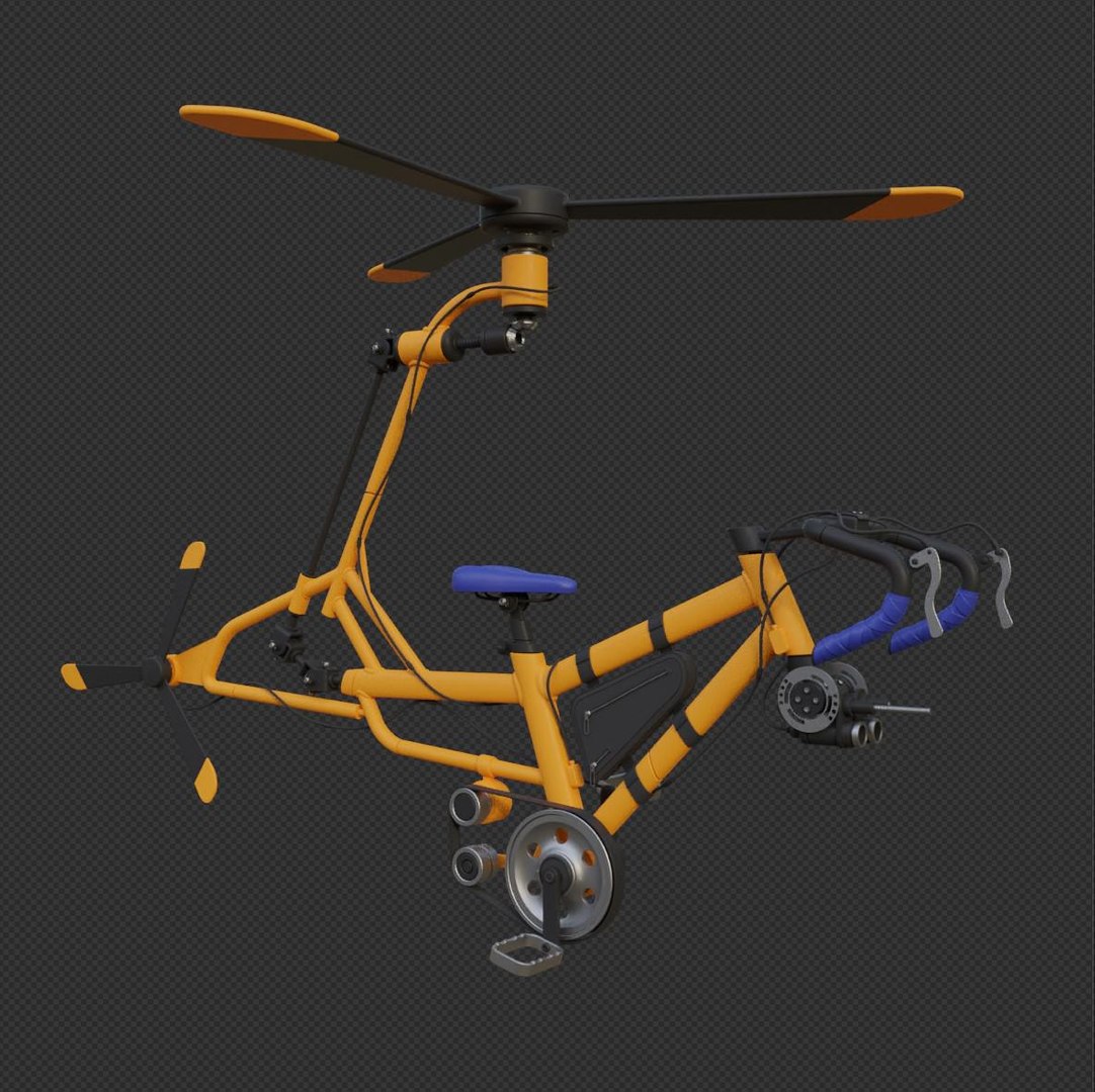 Bicyclecopter Model - TurboSquid 1981297