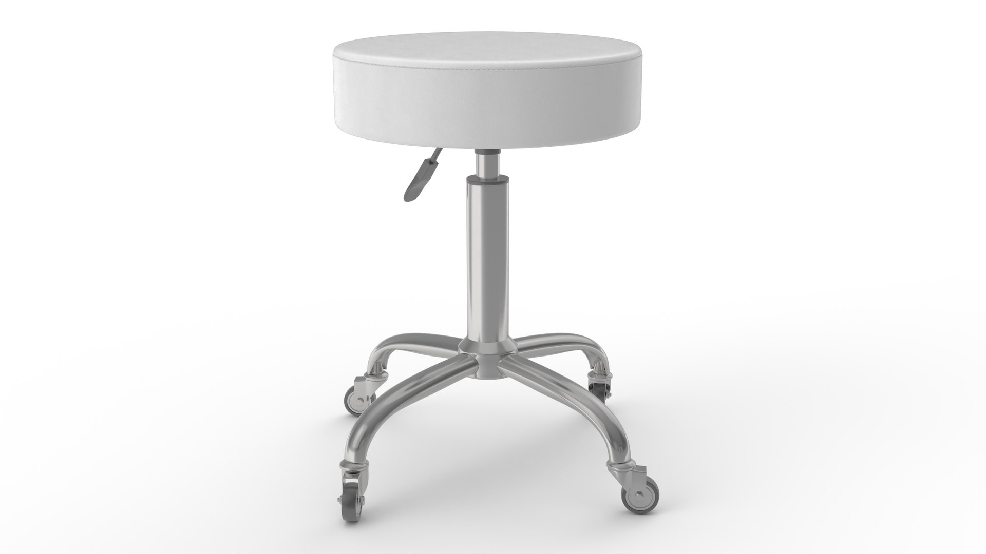 3D Rolling Medical Spa Stool TurboSquid 2097523