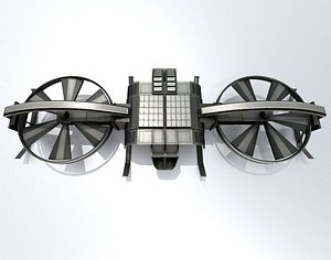 controllable drone design 3d 3ds
