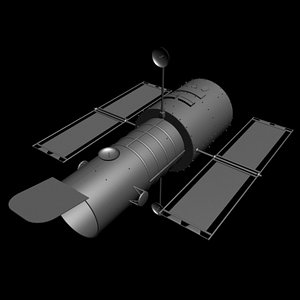 3ds max hubble telescope