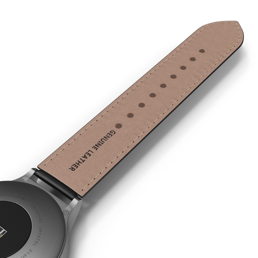 3d model huawei watch leather band