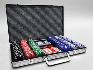3d model of poker case
