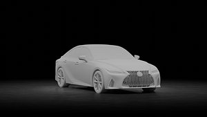 3D model Lexus IS F Sport 2021