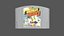 3D Nintendo 64 Game Cartridge model