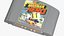 3D Nintendo 64 Game Cartridge model