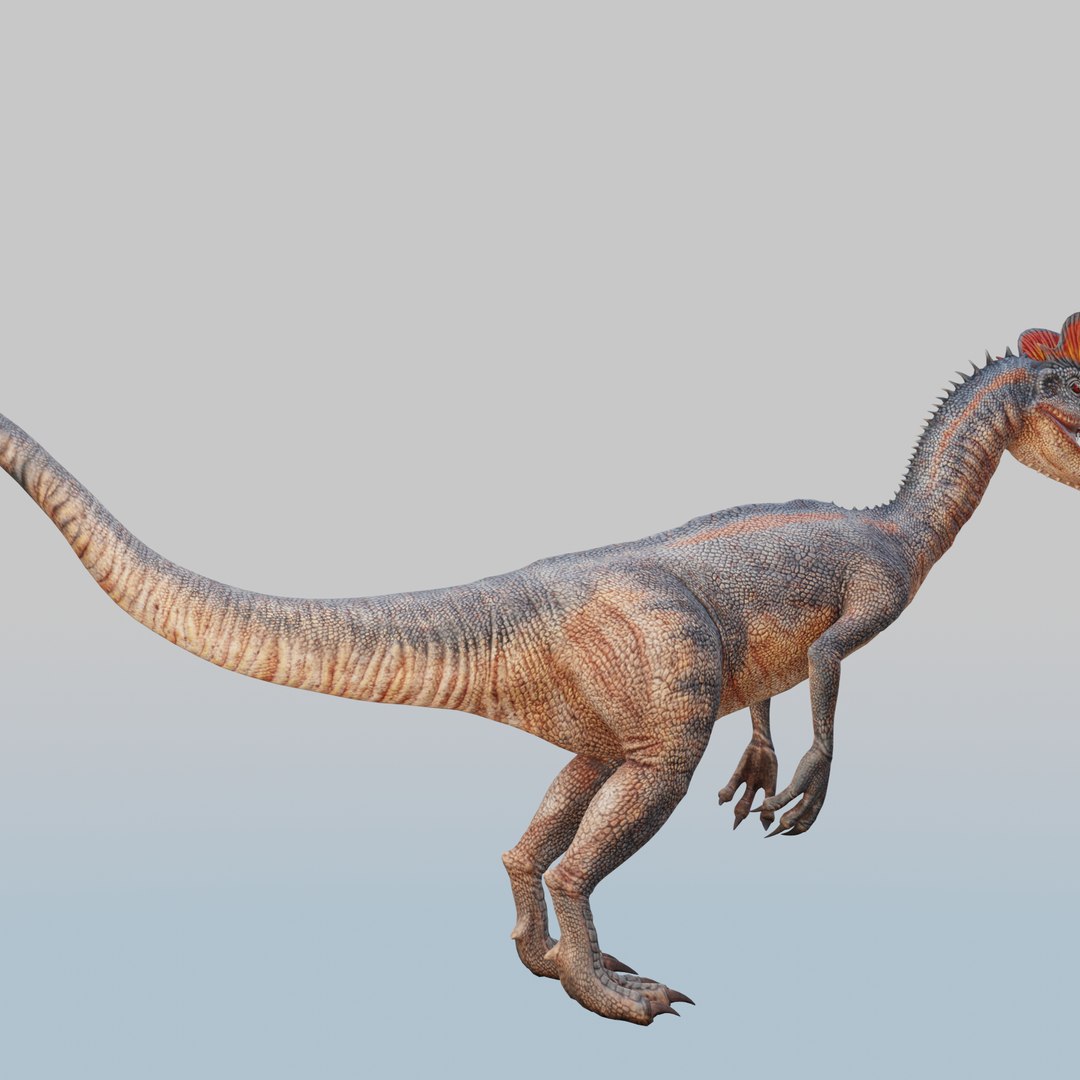 3D Dilophosaurus 3D Model Model - TurboSquid 2262554