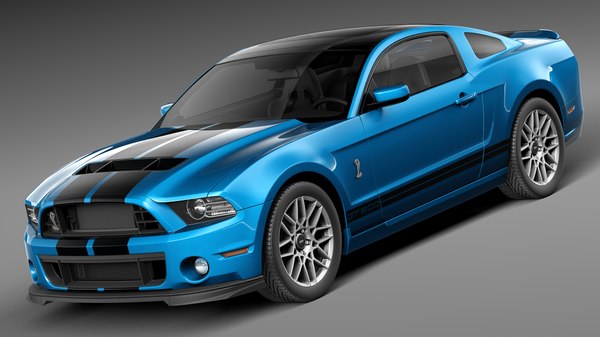 フォードマスタングシェルビーGT500コブラ20133Dモデル フォードマスタングシェルビーGT500コブラ20133Dモデル