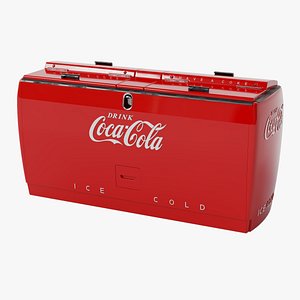 Double Cooler Coca Cola 3D model