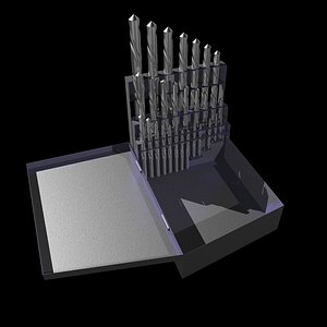 3dsmax drill bit set