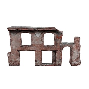 Ruined Arched Wall 03