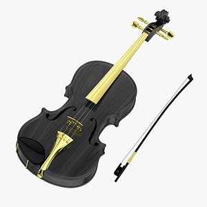 3D bow viola