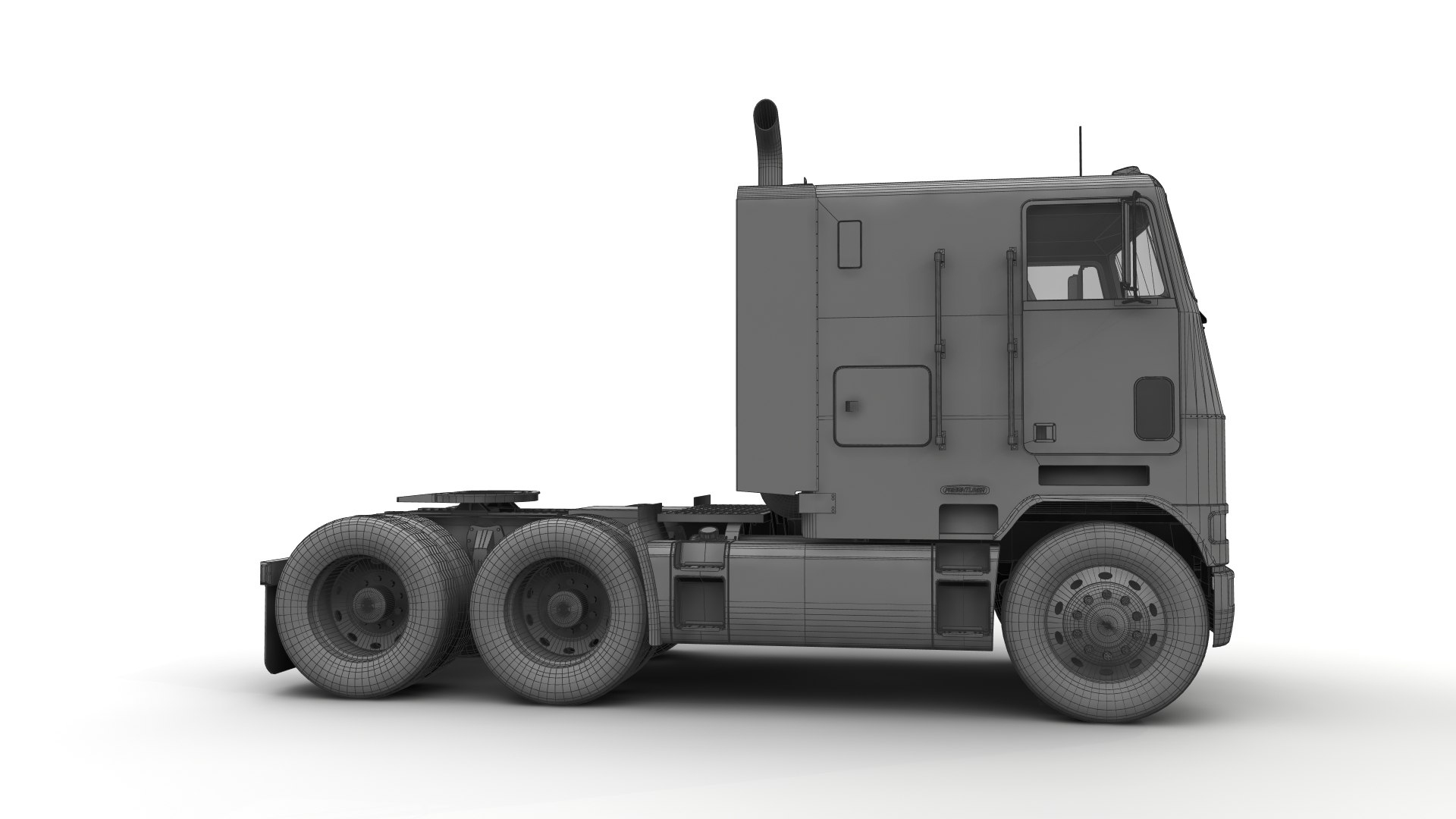 Freightliner FLA Flattop 3D - TurboSquid 1729845