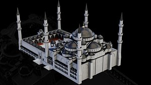 blue mosque 3D