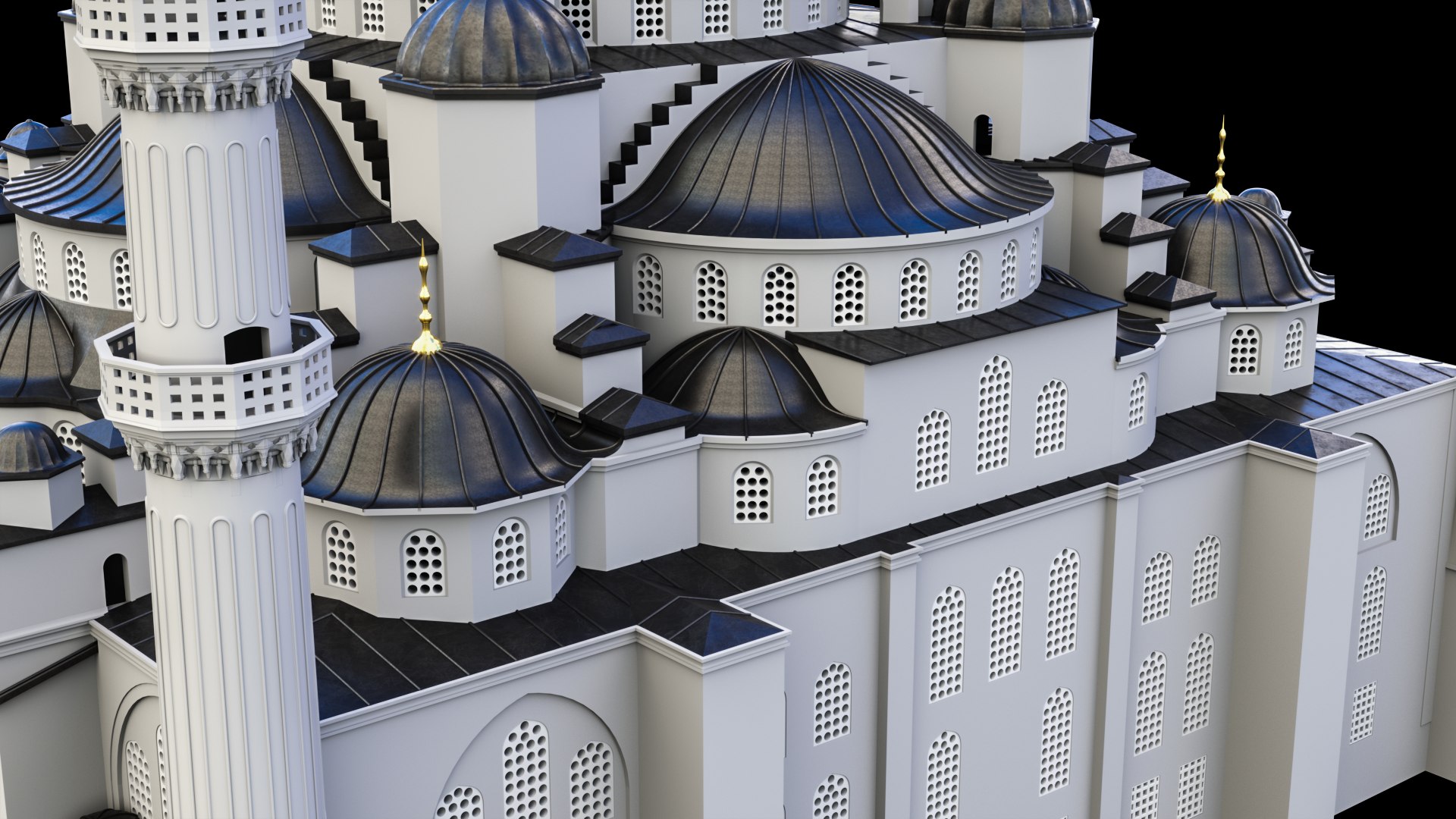 Blue Mosque 3D - TurboSquid 2157781