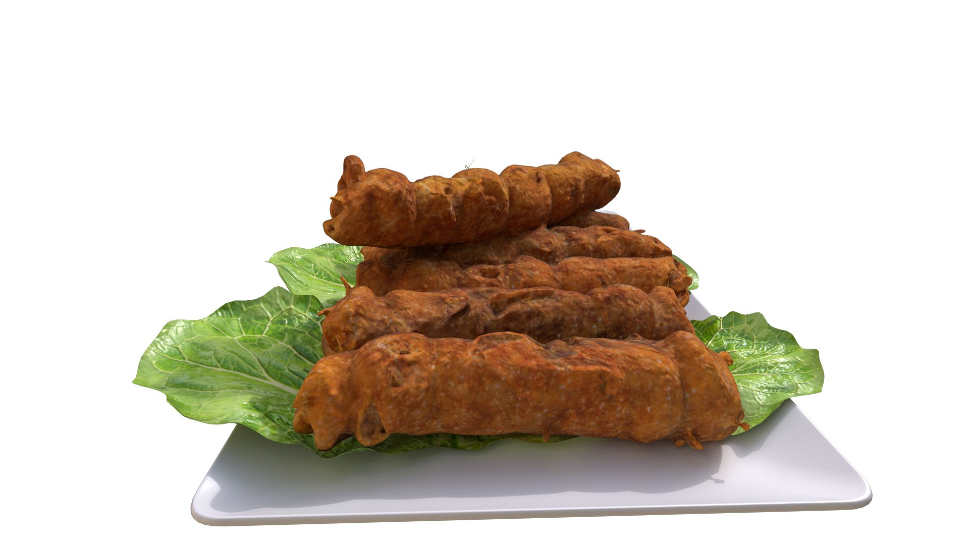 3D Fried Chicken Rolls Sticks Meat - TurboSquid 2365373