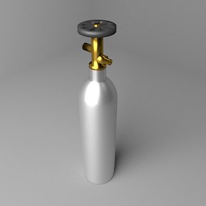 gas tank cylinder 2 3D model