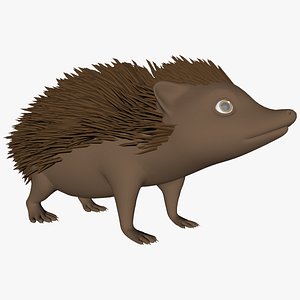 3D model Hedgehog Rigged