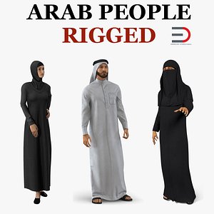 Arab People Collection 2 Rigged