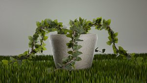 3D Flower pot model