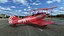Biplane Red model