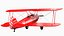 Biplane Red model