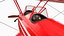 Biplane Red model